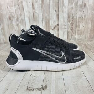Nike Free RN NN Flyknit Womens Running Shoes Black White DX6482-002 Size 9.5